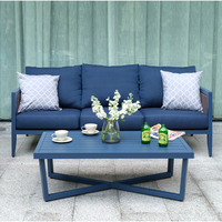 Ensemble de meubles de jardin en aluminium de luxe unique, qualité garantie
