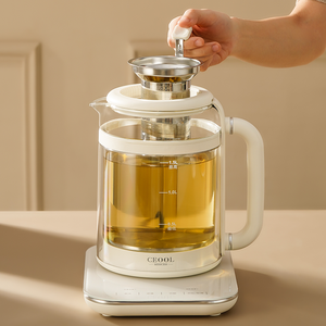 <span class=keywords><strong>Bouilloire</strong></span> électrique 1,6 L avec sonde de <span class=keywords><strong>température</strong></span> intégrée, contrôle précis, 800 W, ébullition rapide, arrêt automatique et protection contre l'ébullition à sec - Product Image 3