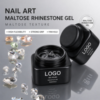 Gel à strass haute transparence, forte adhérence, sans résidu, longue tenue, sans jaunissement, colle à strass pour ongles, diamant pour ongles.