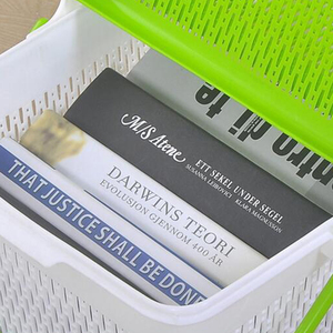 Thiết Kế Quyến Rũ Sinh Thái Thân Thiện Đầy Màu Sắc Dã Ngoại Pp Rau Lưu Trữ Giỏ Nhỏ Nhựa Với Nắp - Product Image 4