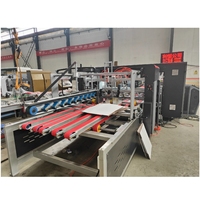 Machine automatique à coller les dossiers/machine à coller les dossiers en carton/machine automatique à coudre les boîtes en carton