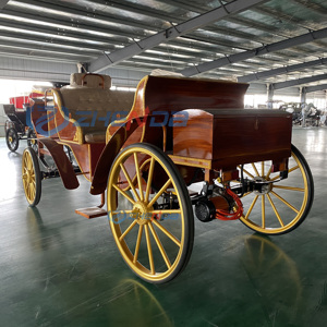 Nouvelle carrosse électrique à chevaux pour mariages et visites touristiques, idéale pour les parcs d'attractions, modèle ouvert, vente en gros - Product Image 2