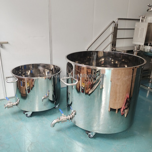 Ce Tùy Chỉnh Kích Thước Công Suất Lớn Chất Lỏng Vật Liệu Lưu Trữ <span class=keywords><strong>Tank</strong></span> Thép Không Gỉ Thực Phẩm Xe Tăng Với Side Xả - Product Image 2