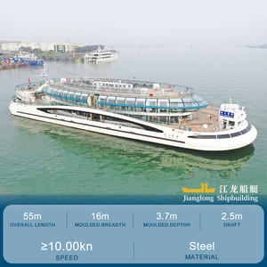Barco de Lujo de Nueva Energía para 55 Metros/500 Pasajeros, Diseño Personalizado de Fábrica, Cero Emisiones, Cruceros Fluviales y Costeros - Product Image 3