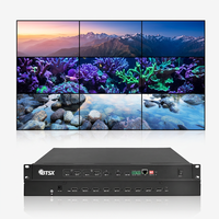 Controlador de Video Wall de Bajo Consumo 30W con Disipación de Calor Conductiva y Conmutación de Audio Remota para Proyectos de Proyección Fusion