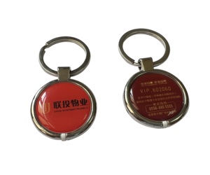 Biểu tượng tùy chỉnh Epoxy + kim loại NFC Mini Keychain thẻ 125Khz rewritable t5577 RFID thông minh Epoxy Thẻ tag RFID Key Fob cho kiểm soát truy cập - Product Image 5