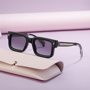 Gafas de sol polarizadas para conducir, montura negra, protección UV400, antideslumbrantes, unisex, a la moda, para viajes - Product Image 4