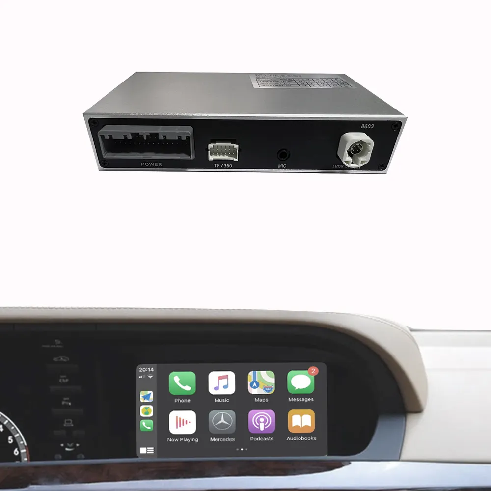 वायरलेस एप्पल के लिए Carplay बॉक्स मर्सिडीज बेंज NTG4.0 W204 W218 GLK GLA ML एसएलके वर्ग एंड्रॉयड ऑटो दर्पण लिंक रेडियो प्लेयर
