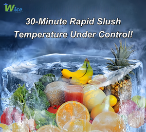 WICE ticari çift kase Slush Maker 12L + 12L, enerji verimli, yüzlü barlar ve ferahlık tezgahları için Ideal - Product Image 3