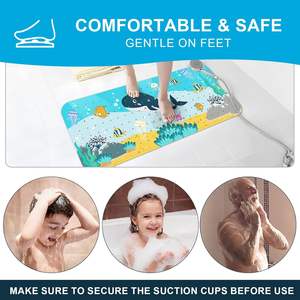 Alfombrillas Antideslizantes para Bebés y Niños, Alfombrillas Lavables de PVC para Bañera - Product Image 5