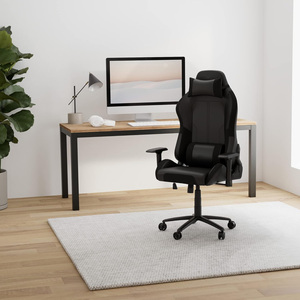 Faux cuir noir inclinable confort extrême Chaise <span class=keywords><strong>Gamer</strong></span> Stuhl Pc bureau à domicile chaise de jeu à bascule fonctionnelle Pro pour grand joueur - Product Image 6