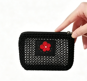 Custom Logo Portable Eco-Friendly Mini Makeup Organizer Pouch Cute Waffle <b>Lipstick</b> Bags Open Fashionable Custom Logo Portable - Product Image 1