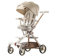Poussette pliable SHUANGXING pour bébé, double barre de support, cadre en alliage d'aluminium, repose-pieds dissimulé, pour les enfants de 0 à 3 ans