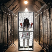 Squelette Animatronique Géant d'Halloween en Plastique Réaliste et Durable, Certifié CE, Rechargeable, Vente Chaude Directe Usine