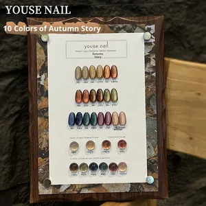 YOUSE ชุดเจลทาเล็บแมวเหมียว 10 สี คุณภาพสูง สำหรับร้านทำเล็บ ปี 2025 สินค้าขายดี ใหม่ล่าสุด ศิลปะตกแต่งเล็บ เจลยูวีปลอดสารพิษ ขายส่ง - Product Image 1