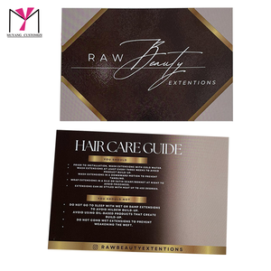 Tarjetas de Agradecimiento con Logotipo Personalizado 2026, Nuevo Producto, Consejos para el Cuidado del Cabello en Color Personalizado - Product Image 4