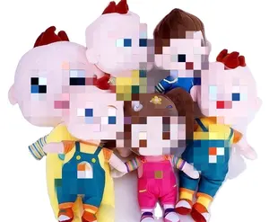 Top vente dessin animé Super bébé Jojjo en peluche bébé réconforte et accompagne poupée oreiller de couchage doux couette pour nouveau-né