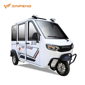JINPENG 2023 핫 세일 모델 CX 3 휠 여객 동봉 전기 세발 자전거 노인