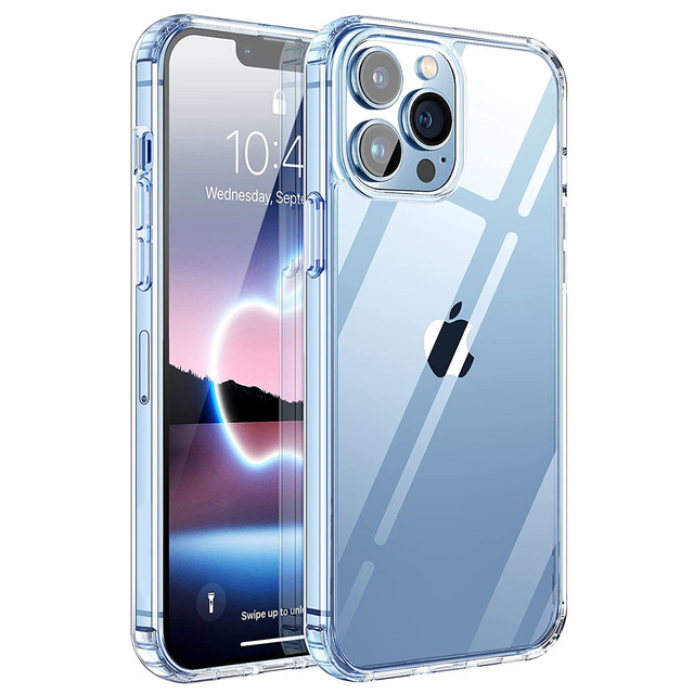 Customized Personalized logo Wholesale TPU PC Shockproof Transparent clear Phone case for iPhone 12 13 14 15 Pro Max case