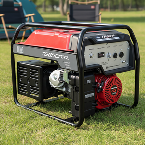 Générateur personnalisé 5000 Watt Générateur à démarrage par lanceur manuel <span class=keywords><strong>Portable</strong></span> 5kW Générateur à essence - Product Image 3