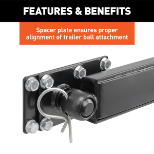 AMBITION Barre ronde de distribution de poids Attelage de contrôle du balancement Bateau <span class=keywords><strong>Camping</strong></span> Caravane <span class=keywords><strong>Remorque</strong></span> Attelage de distribution de poids avec barre ronde - Product Image 3