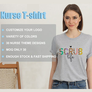Logo personalizzato medico infermiere uniformi ospedale infermieristica top abbigliamento da lavoro medico infermiere <span class=keywords><strong>magliette</strong></span> - Product Image 5
