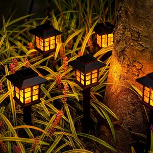 Luce solare della fiamma del LED IP65 per la luce bianca calda del giardino esterno con il corpo impermeabile per il piccolo palazzo della casa del cortile del prato - Product Image 6