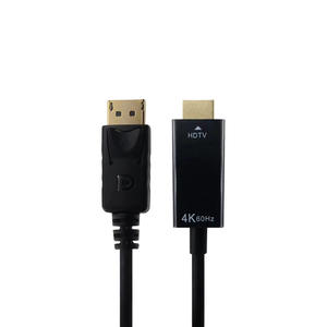Câble adaptateur Solmate DP vers HD-MI Câble de connexion haute définition 4k Port d'affichage vers câble vidéo HD-MI - Product Image 1