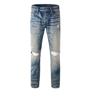 Dw102 Straight Leg Rock Revival For Skinny Ripped Jeans Men Selvedge Jeans For Men Stylish