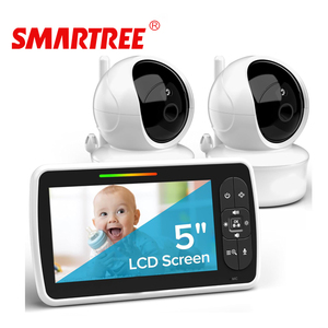 Promotion 5 pouces HD vente chaude <span class=keywords><strong>pas</strong></span> <span class=keywords><strong>cher</strong></span> bonne qualité Smartree bébé moniteur soins caméra avec prix d'usine - Product Image 1