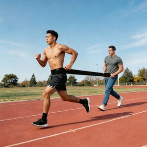 Bande de Résistance Élastique de Fitness pour le Remodelage des Fessiers, 76 Pouces, Force Moyenne, avec Sac de Transport - Product Image 2