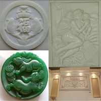 Máquina de Escultura en Madera de Nuevo Diseño, Máquina de Corte de Madera Programable, Máquina de Corte de Madera CNC, Precio de Fábrica en China