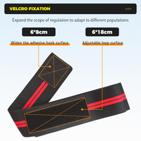 Aolikes Ceinture de soutien élastique tricotée pour le genou, Sangles de protection pour les genoux, Genouillères pour Squats, Haltérophilie, Entraînement en extérieur 7164