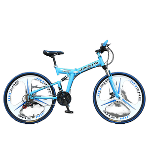 Vélo de montagne pliable à 21 vitesses de 26 pouces personnalisé <span class=keywords><strong>cadeau</strong></span> pour hommes et femmes avec frein à disque pédale ordinaire et fourche en acier - Product Image 4