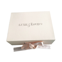 Boîtes à dragées de mariage de luxe personnalisées avec des matériaux recyclés, pelliculage mat, doublure en éponge, ruban, papier, ensembles pour demoiselles d'honneur