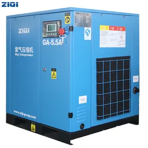 China Supplier Oil Injected Belt Driven Air Cooled Screw Air Compressor With CE for Machinery Industry