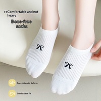 Chaussettes courtes invisibles ultra-fines en coton pour femmes, été 1670, nouvelle collection.