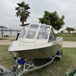 Lancha de Aluminio 4.9*2.15m Multifuncional para Pesca Nocturna y Surf Acuático con Logotipo Personalizable, Construcción de Aluminio - Product Image 2