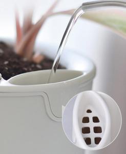 Deepbang – Pots de décoration intérieure pour balcon, arrosage automatique, bonsaï, <span class=keywords><strong>Pot</strong></span> de fleurs avec pied en bois - Product Image 4