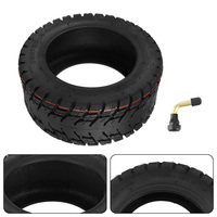 Nouvelle Image 100/55-6 pneu en caoutchouc noir Tubeless pour Scooters électriques 11 pouces Durable Sports de plein air pneu pièces de buse de gaz