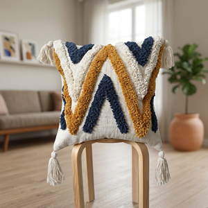 Housse de coussin en coton pur pour canapé décoratif, vente en gros - Product Image 1