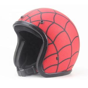 Mode M/L/XL/XXL ABS rouge Look <span class=keywords><strong>Spiderman</strong></span> casque de course de Motocross casques de <span class=keywords><strong>moto</strong></span> demi-visage casque - Product Image 3