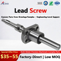 Vis à billes de haute précision Zhonghexin SFU1605 1604 1610, grade C7, en acier inoxydable, engrenage linéaire pour machine CNC, routeur
