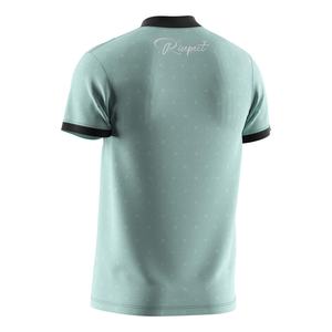 T-shirt de mode par sublimation pour homme avec poches sur les manches, polo décontracté à manches courtes avec fermeture éclair et col montant, chemises pour enfants - Product Image 4