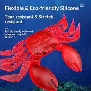 Leurres souples en forme de <span class=keywords><strong>crabe</strong></span> 3D réalistes, appâts de pêche artificiels, crabes en plastique souple pour la pêche en <span class=keywords><strong>eau</strong></span> salée et en <span class=keywords><strong>eau</strong></span> <span class=keywords><strong>douce</strong></span> - Product Image 4