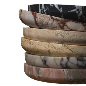 Cuenco de bandeja de mármol negro decorativo con logotipo personalizado de mármol para el hogar - Product Image 5