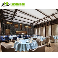 Set ristorante moderno moderno personalizzato tavolo da pranzo in legno massello e sedia doppio divano laterale opzionale per Hotel o caffetteria Bar