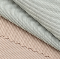 Tissu jacquard brocart en nylon-spandex 170g, tricoté à la chaîne, respirant et extensible, pour vêtements décontractés et professionnels pour hommes, motif géométrique abstrait