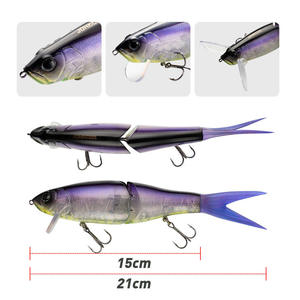 150mm 63.9g deux lèvres <span class=keywords><strong>leurre</strong></span> <span class=keywords><strong>de</strong></span> pêche pour appâts <span class=keywords><strong>de</strong></span> natation prédateur <span class=keywords><strong>leurre</strong></span> <span class=keywords><strong>de</strong></span> pêche méné flottant grand appât pour brochet bar - Product Image 2