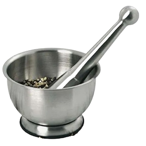 Mortar Pestle Shiny Polished Finishing Ginger Garlic Crushing Tools Kitchen Accessories Wedding and Catering Usage - Product Image 2